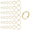 GOMAKERER 120Pcs 6 Styles Brass Split Rings KK-GO0001-52-1