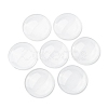 Transparent Glass Cabochons X-GGLA-R026-35mm-4