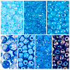 7 Styles Glass Seed Beads SEED-TA0001-41B-2