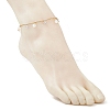 304 Stainless Steel Link Chain Anklets AJEW-AN00699-02-3