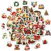 50Pcs Christmas Eve Theme Cartoon Paper Stickers DIY-P085-11-3