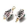 Handmade Porcelain Pendants PR-CBA0027-03G-04-2