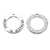 Tibetan Style Alloy Pendants TIBEP-N008-176-2