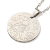 Non-Tarnish Constellation Pendant Necklaces NJEW-S422-04P-11-2