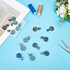 14Pcs Snowflake #5 Zinc Alloy Replacement Zipper Sliders FIND-GF0005-70A-4