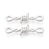 Zinc Alloy Barbed Wire Links Connector Charms TIBE-N016-01P-1