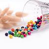 Dyed Natural Wood Beads X-WOOD-Q006-8mm-M-LF-3