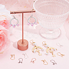 48Pcs 4 Colors 316L Surgical Stainless Steel Hoop Earring Findings STAS-SC0008-51-4