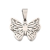 201 Stainless Steel Pendants STAS-R166-03P-1