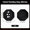 Velvet Cover Plastic Couple Ring Box VBOX-WH20001-02B-2