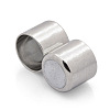 Column Brass Magnetic Clasps with Glue-in Ends KK-D351-3