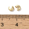 Brass Crimp Bead Cover KK-K383-07C-G-3