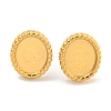 Ion Plating(IP) 304 Stainless Steel Stud Earrings Findings EJEW-A111-03G-2