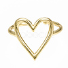 Brass Cuff Rings X-RJEW-N035-040-NF-2
