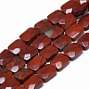 Natural Red Jasper Beads Strands G-T072-07-1