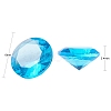 50Pcs 10 Colors Cubic Zirconia Pointed Back Cabochons ZIRC-CJ0001-25-2