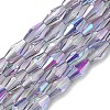 Transparent Electroplate Glass Beads X1-GLAA-K064-05A-HR01-1