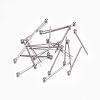 Tarnish Resistant 304 Stainless Steel Ball Head Pins STAS-O105-04-0.6x18mm-1