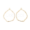 Brass Open Back Bezel KK-O144-03G-1