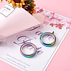 2Pcs 2 Style Alloy Magnetic Locket Pendants PALLOY-TA0002-33M-6