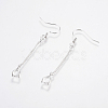 Brass Earring Hooks LS-KK-I618-26S-RS-1