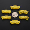 Transparent Crackle Acrylic Beads CACR-S009-001B-N81-4