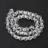 Clear Faceted Glass Bicone Beads Strands X-GLAA-S026-6mm-07-4