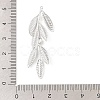 304 Stainless Steel Pendants STAS-Z199-12P-02-3