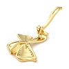Brass Micro Pave Cubic Zirconia Pendant Bails KK-D378-16G-2