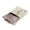 Flower Print Cloth Jewelry Storage Bags ABAG-A009-04A-3