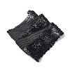 Sparkle Polyester Plastic Paillette Elastic Chain Rolls OCOR-XCP0001-61-2
