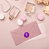 Brass Wax Seal Stamp AJEW-WH0337-003-3