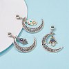 Tibetan Style Alloy European Dangle Charms PALLOY-JF00711-11