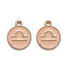 Alloy Enamel Pendants ENAM-S124-01A-10K-1