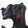Heart Glass Dangle Earrings EJEW-MZ00639-02-4