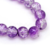 Baking Paint Crackle Glass Bead Strands X-CCG-S001-4mm-14-3