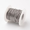Tarnish Resistant 304 Stainless Steel Box Chains CHS-L015-20-2