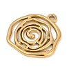 304 Stainless Steel Pendants STAS-C121-45A-G-2