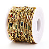 Brass Rectangle Link Chains CHC-N023-03E-G-2