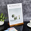Wood Stainless Steel Display Stands ODIS-WH0010-51-4