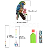 Parrot DIY Diamond Painting Pendant Decoration Kits PW-WGF3E0B-01-1