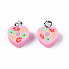 Handmade Polymer Clay Charms CLAY-N006-46B-2