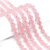 Natural  Rose Quartz Beads Strands X-G-L104-8mm-01-4