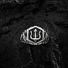 Trident Pattern Alloy Finger Rings for Men FS-WGDDE62-04-1