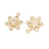 Christmas Alloy Rhinestone Pendants FIND-B059-06G-03-2
