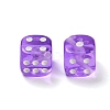 Spray Printed Transparent Acrylic Beads AC-CBA40CF-01D-1