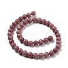 Grade A Natural Rhodonite Beads Strands G-E571-23B-3