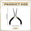 1Pc High Carbon Steel Needle Nose Pliers PT-LP0001-03-2