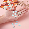 Spray Painted Enamel Pendants ENAM-TAC0005-04I-5