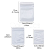 60Pcs 3 Sizes Rectangle PVC Resealable Packaging Bags OPP-YW0001-02-4